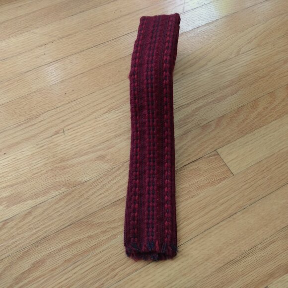 Vintage Handwoven Pure Wool Tie Maria Svatina Made in Canada - Picture 4 of 12